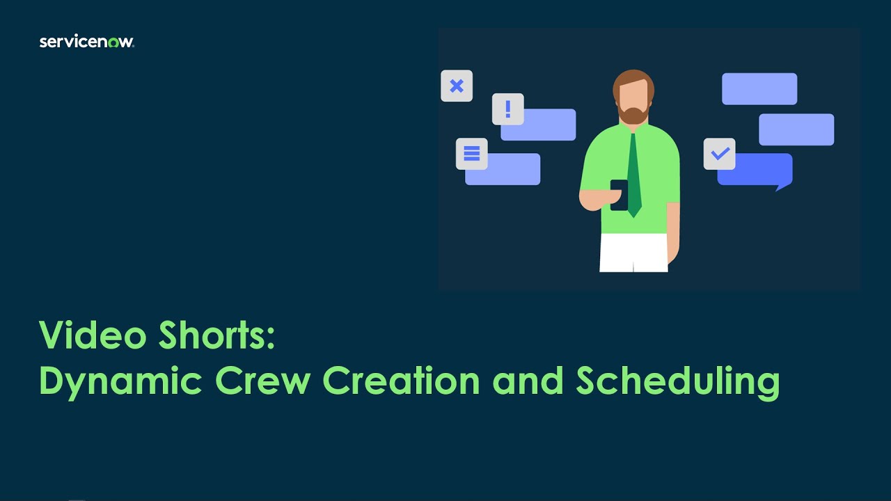Video Shorts:  Dynamic Crew Creation and Scheduling