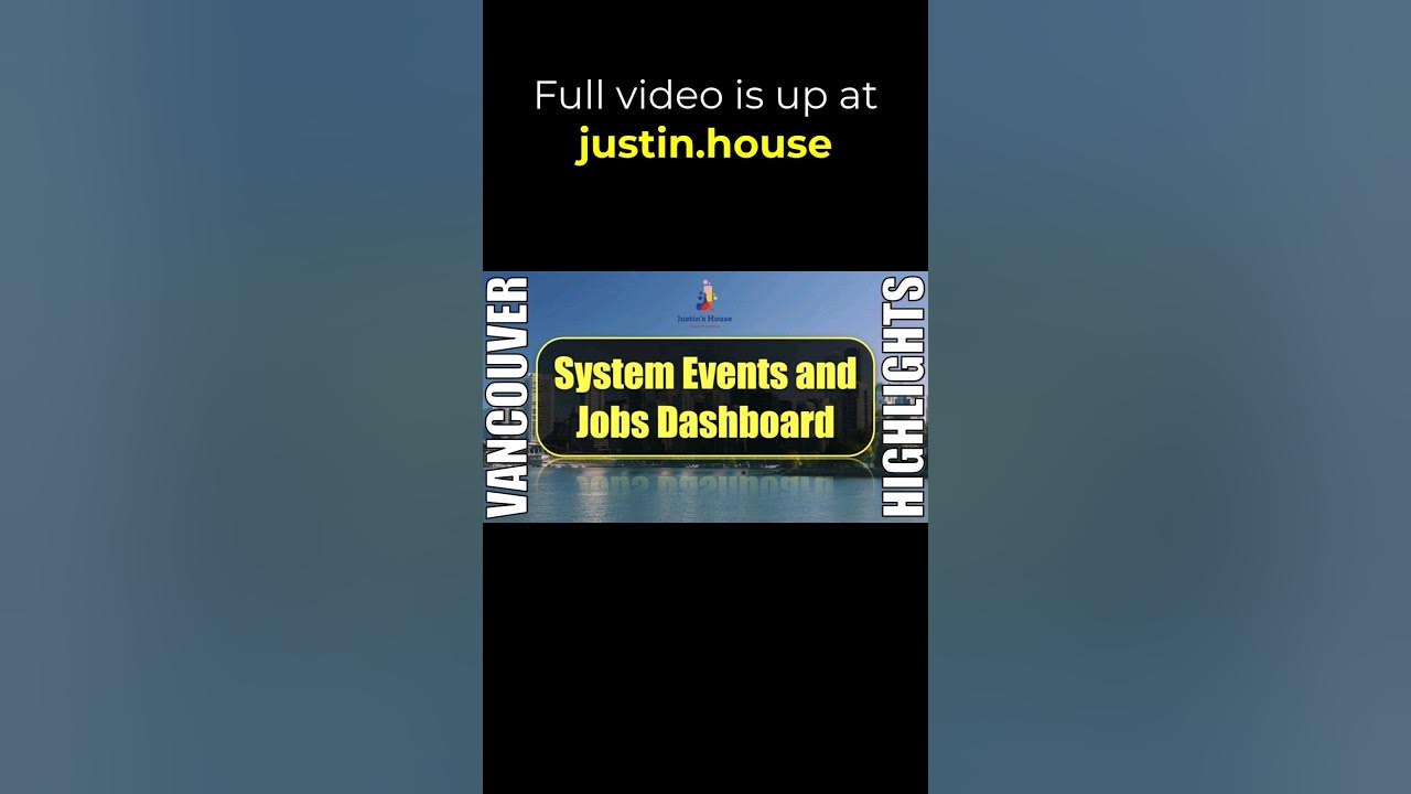 The New System Events and Jobs Dashboard - short 🩳#servicenow #vancouver #features #ui #ux #metrics
