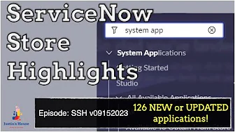 ServiceNow Store Highlights (SSH) v09152023