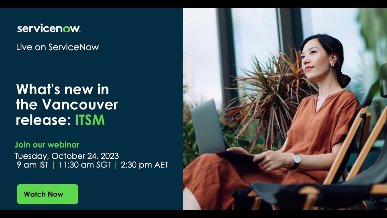 What's new in the Vancouver release: ITSM