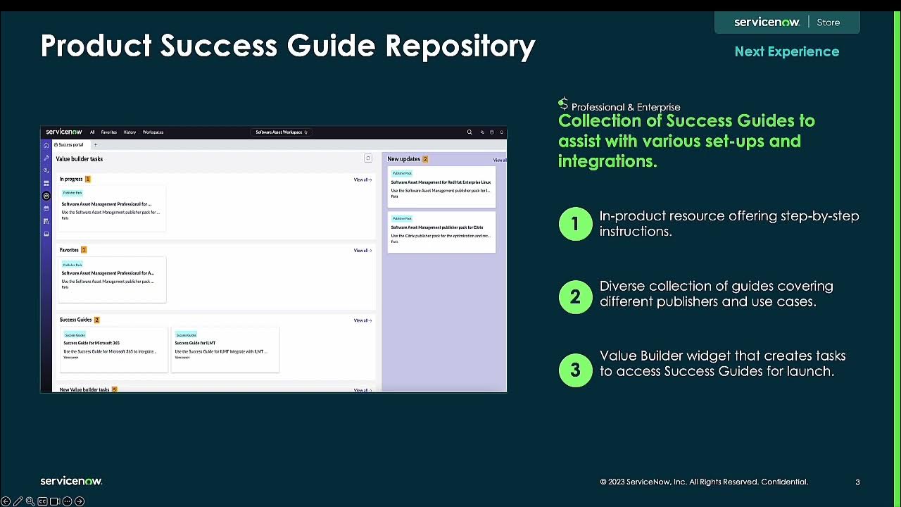 Technology Workflow Vancouver Release SAM Product Success Guide