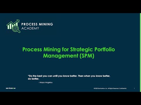 Process Mining Academy #18 - Process Mining for Strategic Portfolio Management