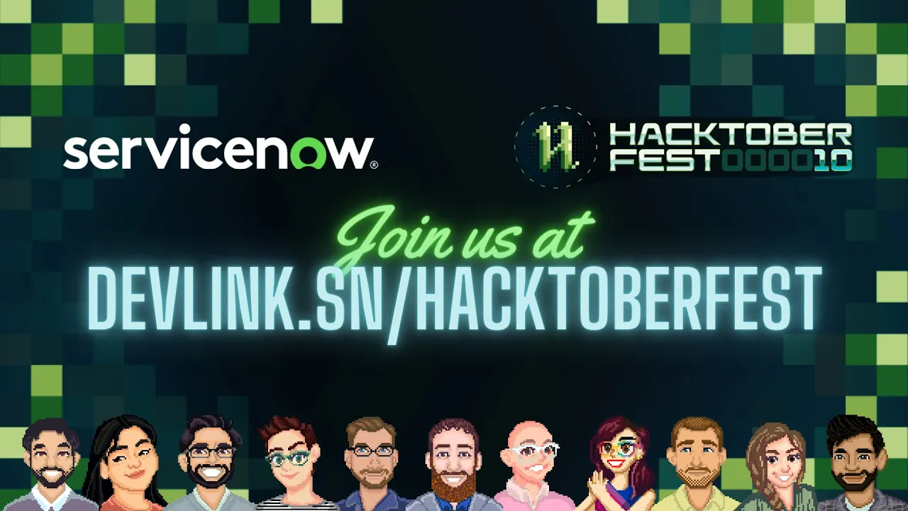ServiceNow Developers join Hacktoberfest 2023!