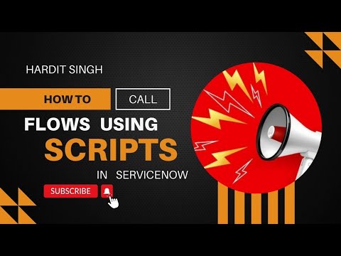 How to call Flows using Scripts