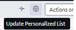 Redefinir colunas da lista personalizada - Reset Personalize List Columns
