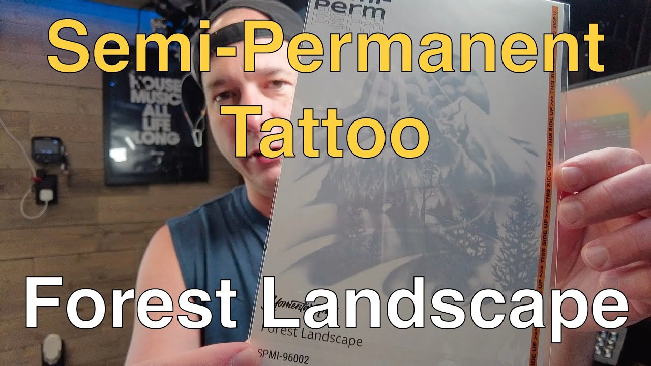 Forest Landscape - Semi-Permanent Tattoo Fun