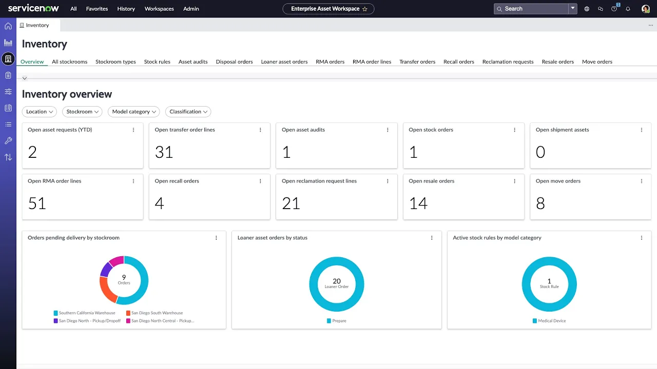 Enterprise Asset Management - Asset Move Order