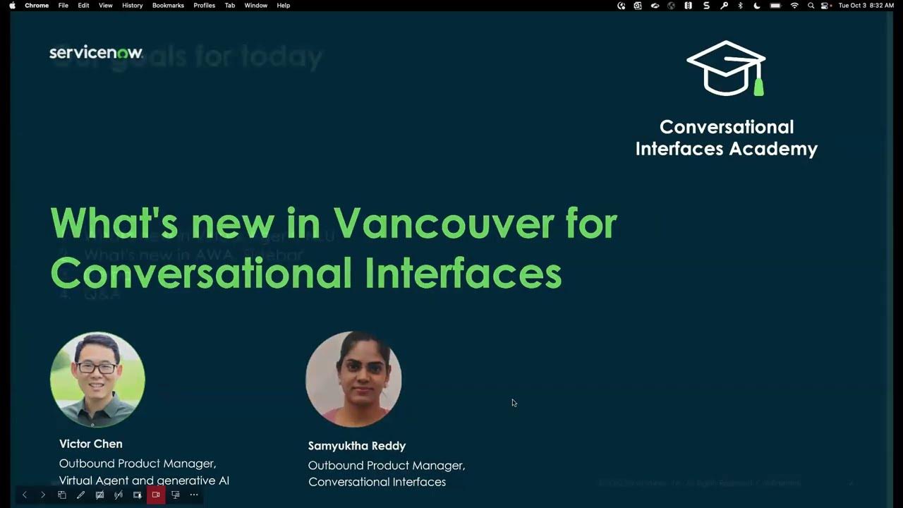 Conversational Interfaces Academy: What's New in Vancouver