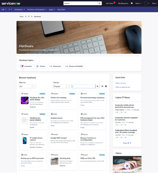 ServiceNow Employee Center Pro & ITSM: Proactively serving your employees