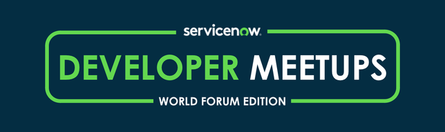 Don’t miss out! The ServiceNow Developer Meetups are going on tour with the World Forums!