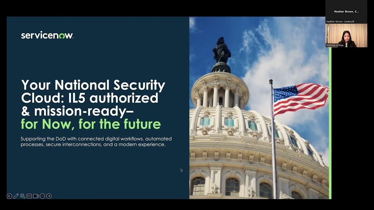 ServiceNow Federal Tech Talk: Cloud Transformation Powering DoD Missions