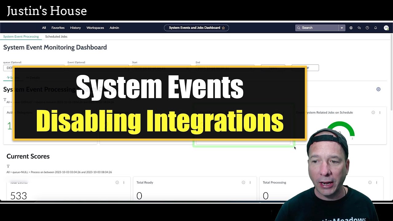 System Events - Disabling Integrations
