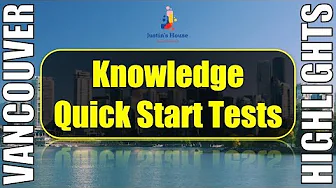 Automated Testing: Knowledge Quick Start Tests