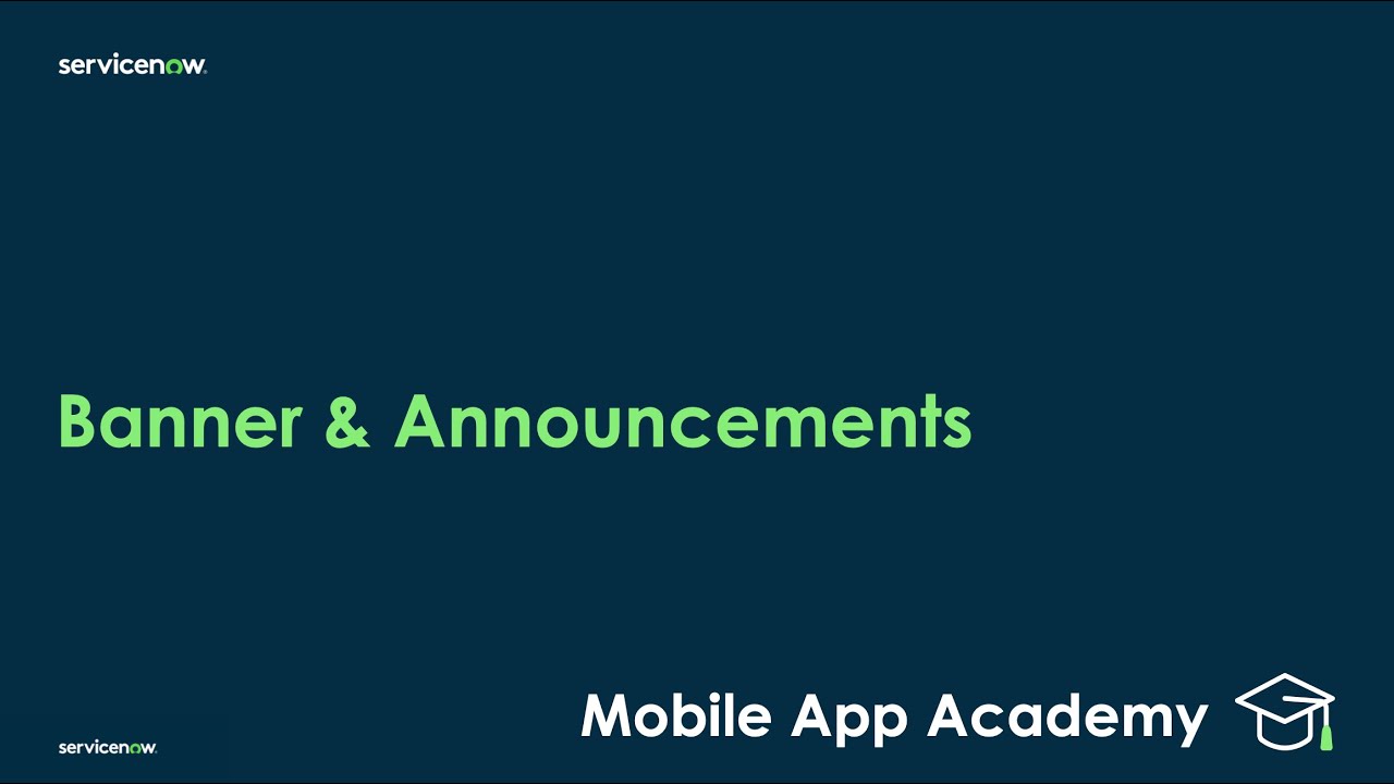 Mobile App Academy: Configuring banners with a record section