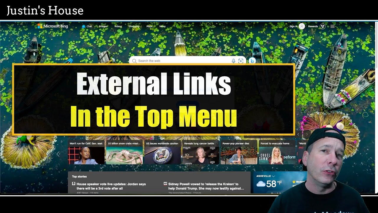 External Links in ServiceNow Top Menu