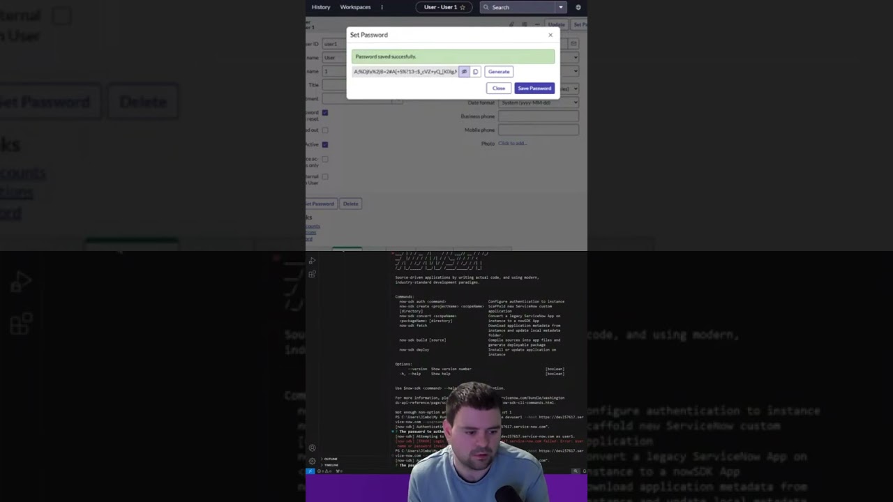 Who knew authentication using ServiceNow SDK could be so simple??? #ServiceNow #SDK #WashingtonDC