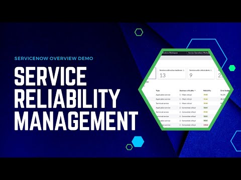 Introducing Service Reliability Management for Service Operations Workspace