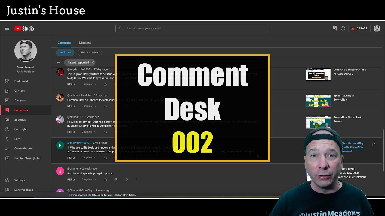 Comment Desk 002