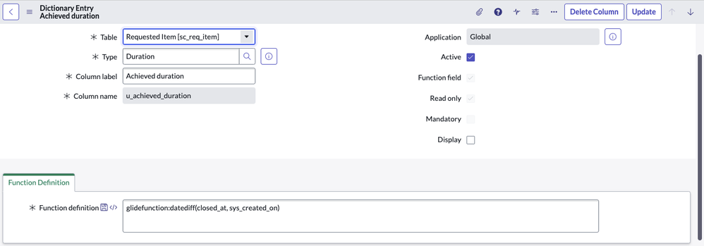 Function Fields in ServiceNow Reports: Calculate and Display Data on the Fly