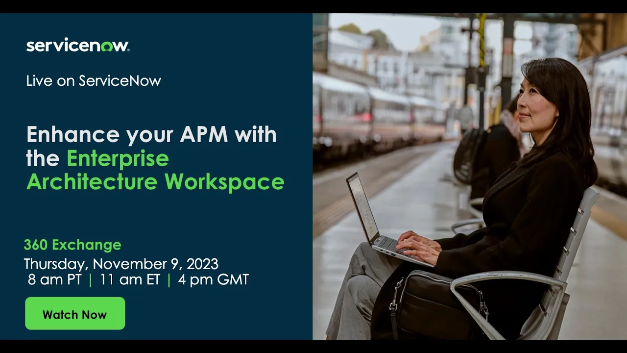 Enhance your APM with the Enterprise Architecture Workspace