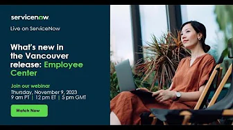 What's new in the Vancouver release: Employee Center