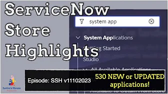 ServiceNow Store Highlights (SSH) v11102023
