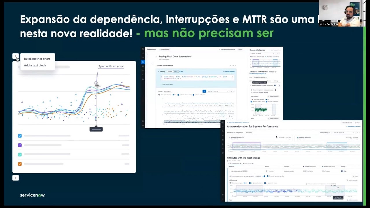 Observabilidade e AIOPS de verdade com a ServiceNow (ITOM + Cloud Observability)