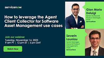ITOM Visibility and Cloud Accelerate Academy : How to leverage the ACC for SAM use cases