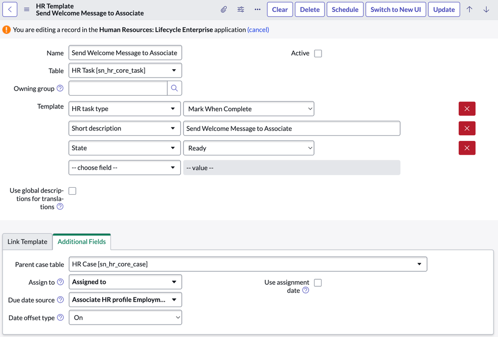 How to show a custom Next Experience UI from an HR Lifecycle Event activity on Playbook