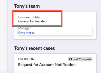 Configuring the At a Glance section in Agent Workspace for HR Case Management (Configurable)