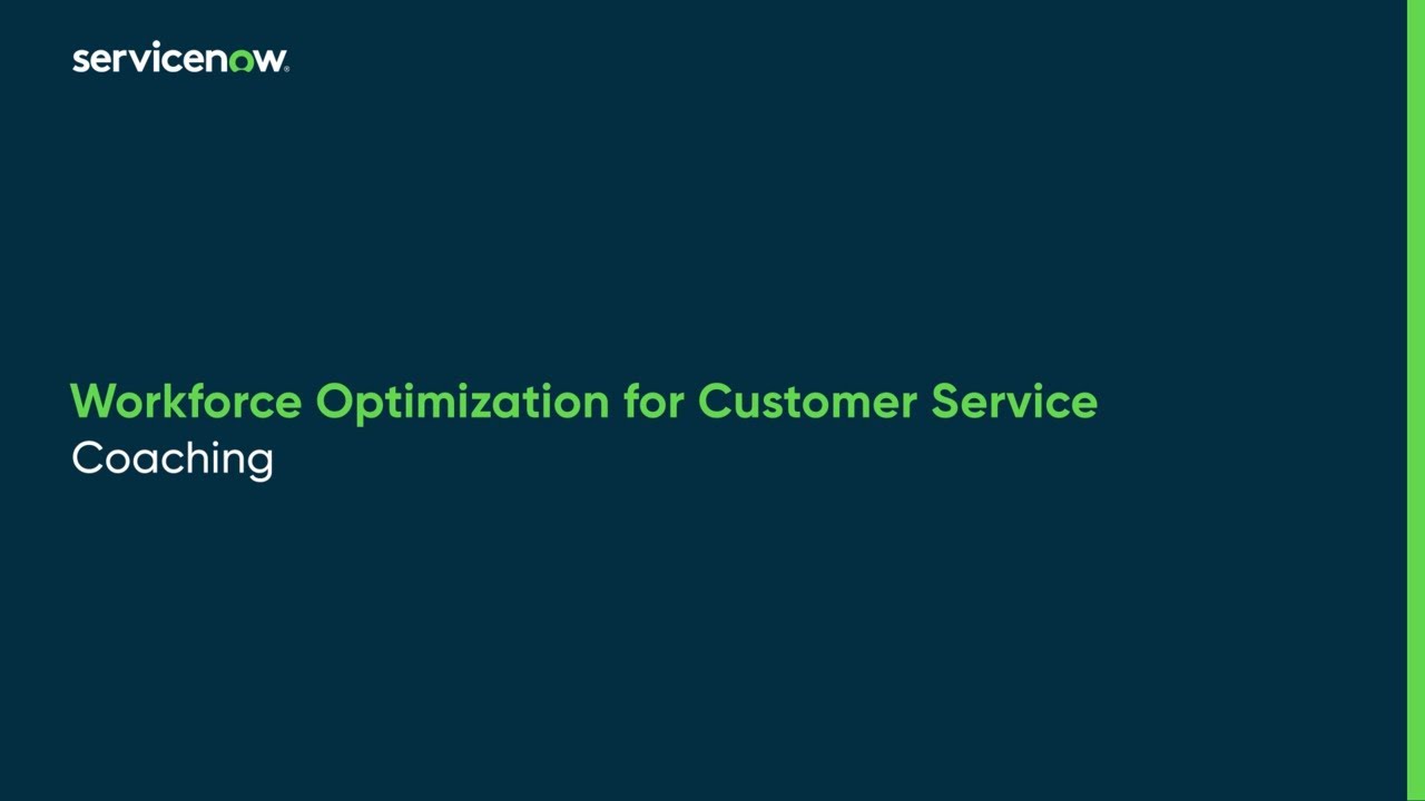 Workforce Optimization for Customer Service | Coaching