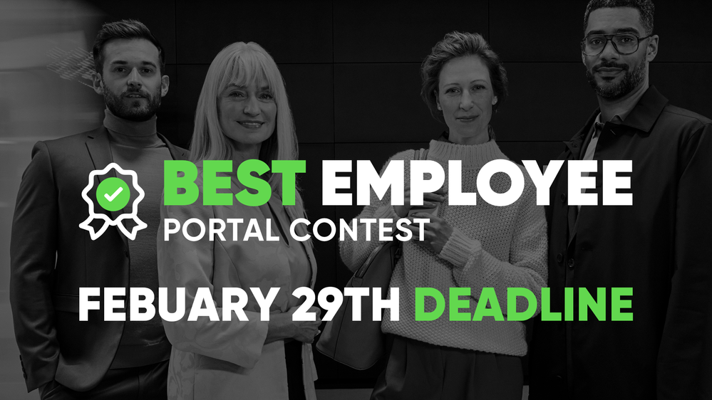 Announcing ServiceNow's Best Employee Portal Contest !!!
