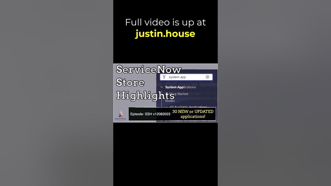 ServiceNow Store Highlights (SSH) v12082023 - short 🩳 #apps #newreleases #compatibility #fix #update