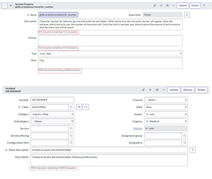 ServiceNow Things to Know 3: Dynamic Character Count