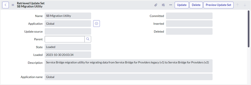 Migrating From the Legacy Service Bridge Applications