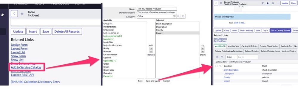 ServiceNow Things to Know 11: Shortcut for Record Producer Creation