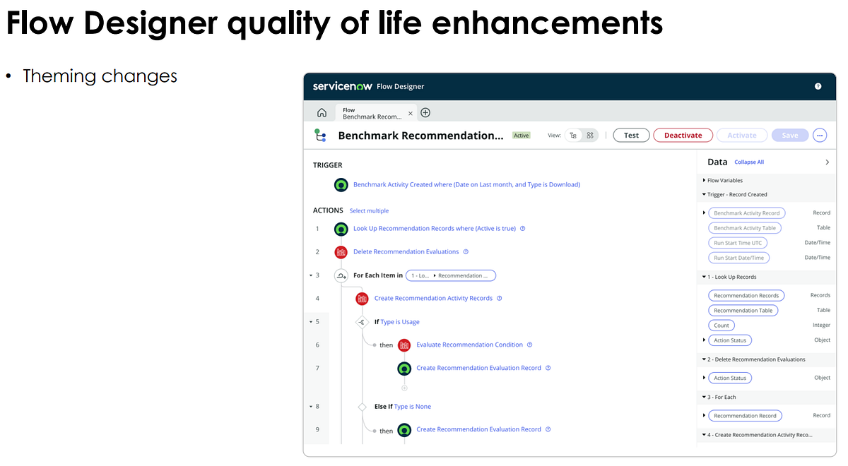 ServiceNow Vancouver Release Feature 21