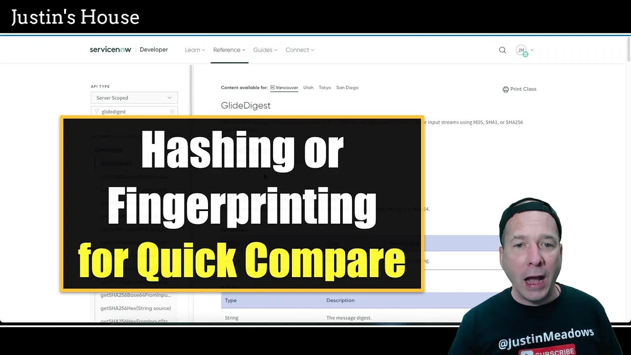 Comparing Records with Hashes or Fingerprints