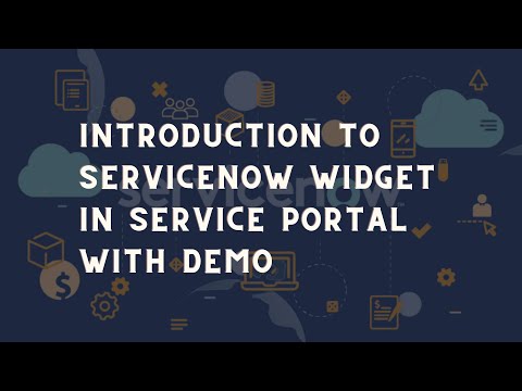 ServiceNow service portal widget tutorial | ServiceNow Create Custom Widget with demo