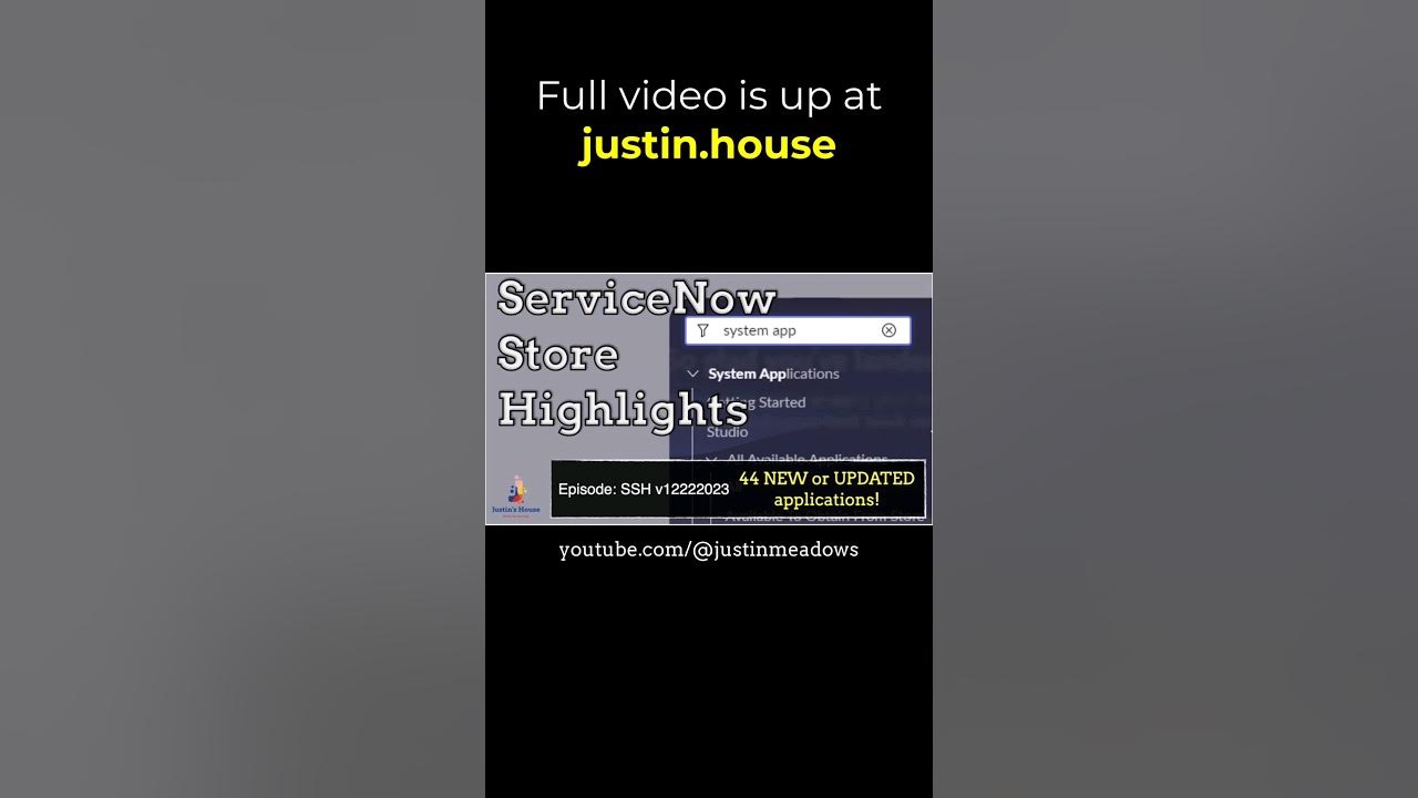 ServiceNow Store Highlights (SSH) v12222023 - short 🩳 #apps #newreleases #features #fixes