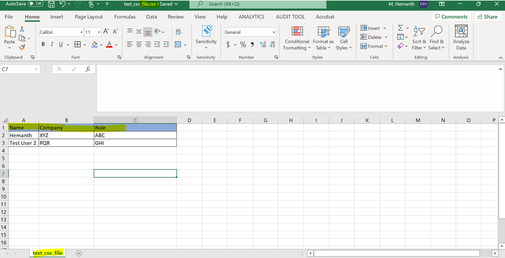Read .CSV formatted files in ServiceNow