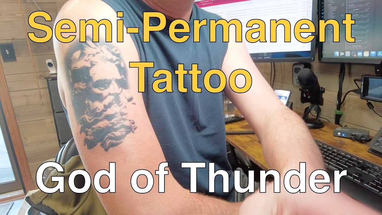 God of Thunder - Semi-Permanent Tattoo Fun