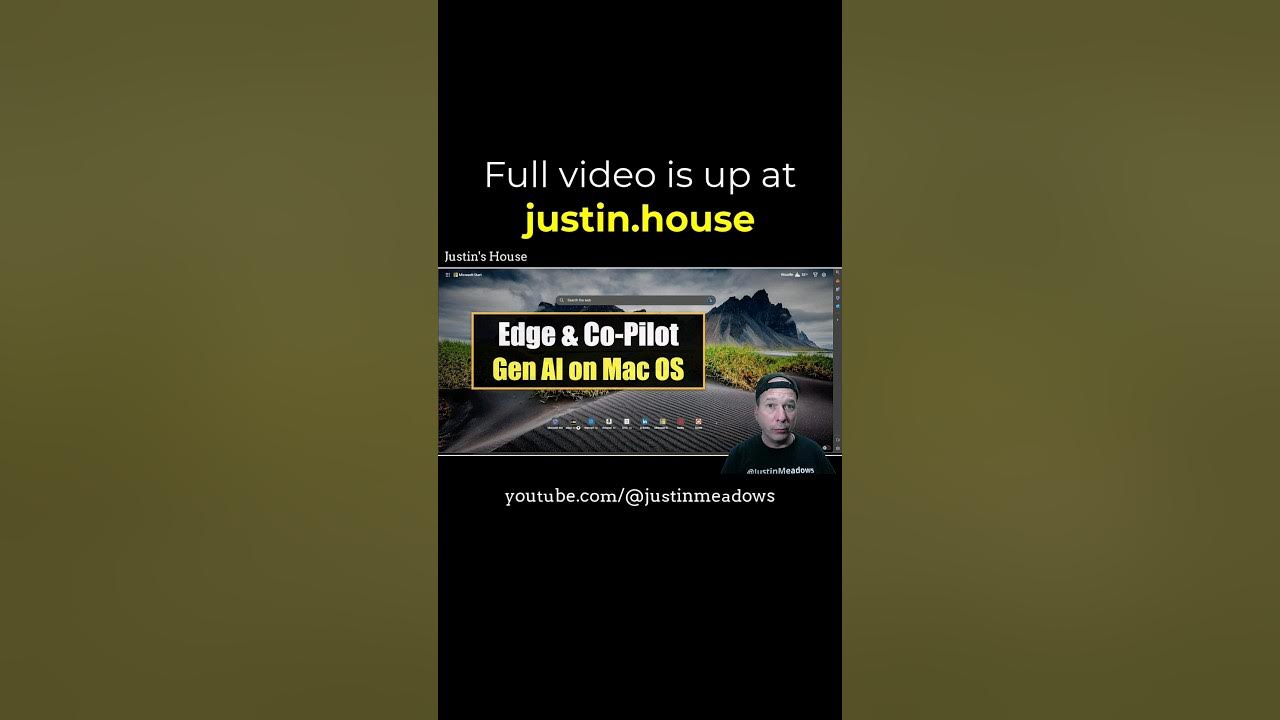 Microsoft Edge on a Mac? Co-Pilot too? YES! - short 🩳 #edgebrowser #microsoftcopilot #generativeai