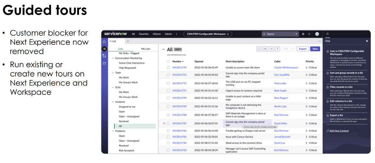 ServiceNow Vancouver Release Feature 32