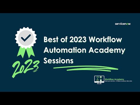 Best of Workflow Automation 2023 - Workflow Academy #01 (January 11th, 2024)