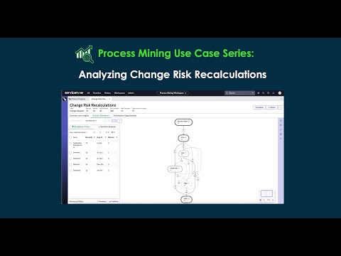 How to use Process Mining to analyze change risk recalculations