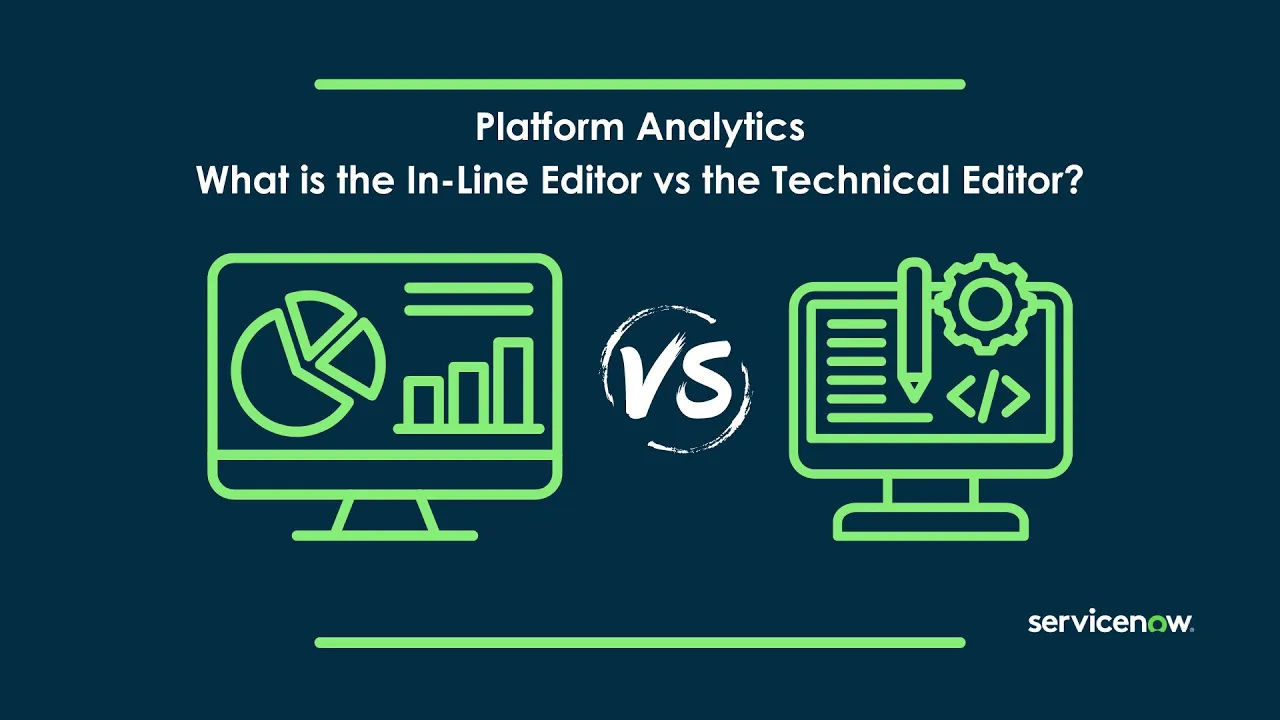 Platform Analytics - What is In-line Editor Dashboard vs Technical Dashboard