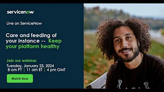Care and feeding of your instance -- Keep your platform healthy