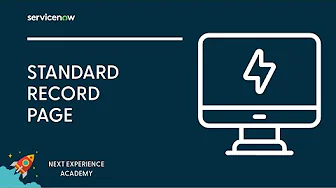 Next Experience Academy #16: Standard Record Page