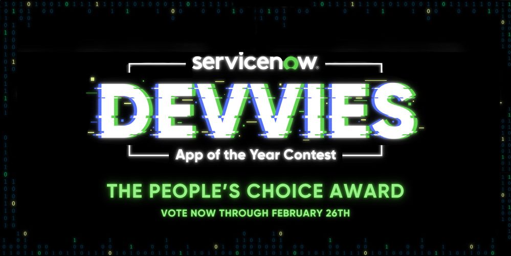 Cast Your Vote for The Devvies People's Choice Award!